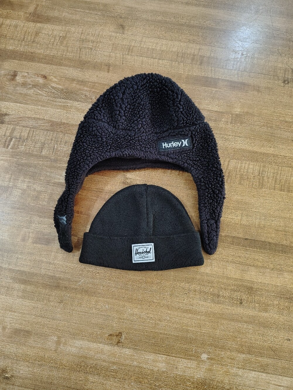 Hurley Toddler Warm Earflap Hat & Herschel Baby Beanie